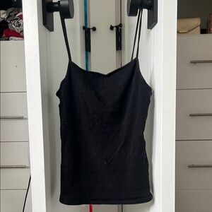 Elegant Black Spaghetti Strap Top